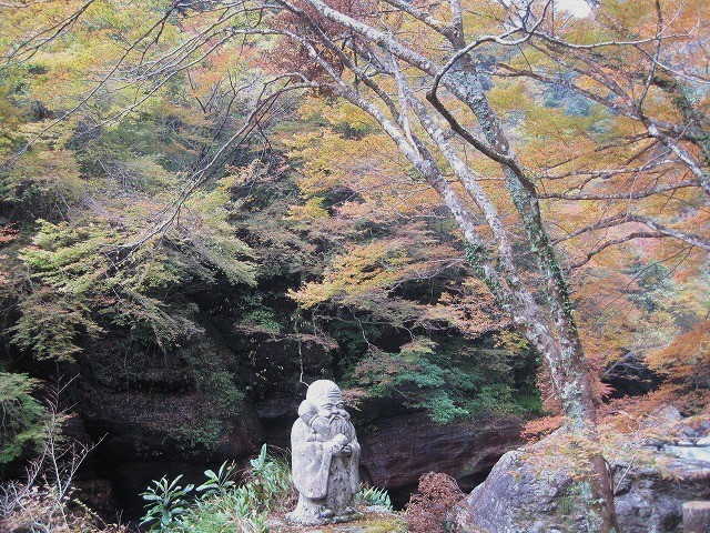 中津渓谷の紅葉。 中津渓谷の紅葉。